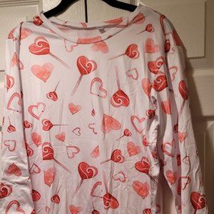 Heart Shirt, night shirt